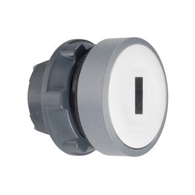 SCHNEIDER ZB5AACUST02 Harmony műanyag nyomógomb fej, Ø22, visszatérő, személyre szabott