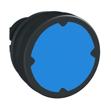 SCHNEIDER ZB5AC680 Harmony műanyag durva környezeti nyomógomb fej, Ø22, visszatérő, kék