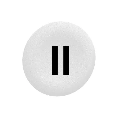 SCHNEIDER ZBAF136 Harmony Ø30 panelbe süllyesztett nyomógomb tető, fehér, "II