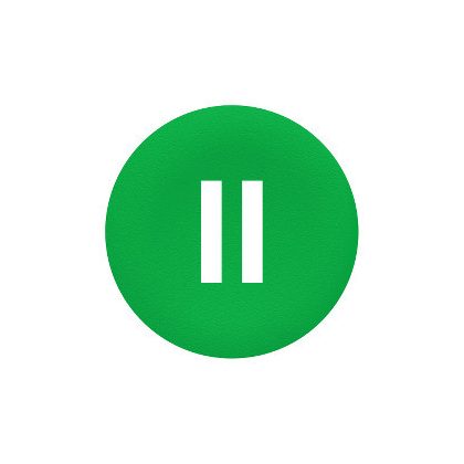   SCHNEIDER ZBAF336 Harmony Ø30 panelbe süllyesztett nyomógomb tető, zöld, "II