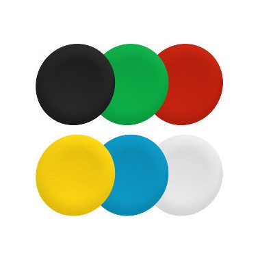 SCHNEIDER ZBAF9 Harmony Ø30 panelbe süllyesztett nyomógomb tető, 6 féle színű