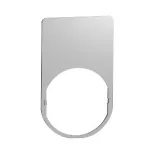   SCHNEIDER ZBYM6101 Harmony felirati tábla, 30x50 mm, fém, Ø22 készülékekhez, gravírozható