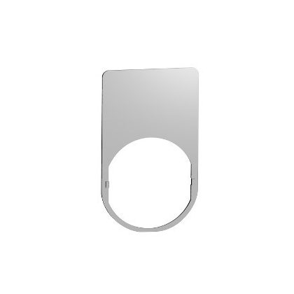   SCHNEIDER ZBYM6101 Harmony felirati tábla, 30x50 mm, fém, Ø22 készülékekhez, gravírozható