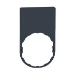   SCHNEIDER ZBYP6101 Harmony felirati tábla, 30x50 mm, műanyag, Ø22 készülékekhez, gravírozható