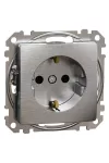 SCHNEIDER SDD170025 ÚJ SEDNA 2P+F dugalj csatlakozóaljzat, csavaros bekötés, 16A, szálcsiszolt ezüst SCHNEIDER SDD170025 ÚJ SEDNA 2P+F dugalj csatlakozóaljzat, csavaros bekötés, 16A, szálcsiszolt ezüst