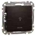   SCHNEIDER SDD181105 ÚJ SEDNA Csillárkapcsoló, rugós bekötés, 10AX, (105), wenge