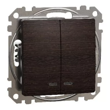 SCHNEIDER SDD181105L ÚJ SEDNA Csillárkapcsoló, kék jelzőfénnyel, 10AX, wenge SCHNEIDER SDD181105L ÚJ SEDNA Csillárkapcsoló, kék jelzőfénnyel, 10AX, wenge