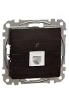 SCHNEIDER SDD181452 ÚJ SEDNA 2xRJ45 Cat5e UTP aljzat, wenge SCHNEIDER SDD181452 ÚJ SEDNA 2xRJ45 Cat5e UTP aljzat, wenge