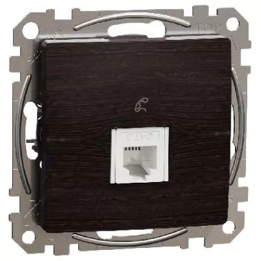SCHNEIDER SDD181452 ÚJ SEDNA 2xRJ45 Cat5e UTP aljzat, wenge SCHNEIDER SDD181452 ÚJ SEDNA 2xRJ45 Cat5e UTP aljzat, wenge