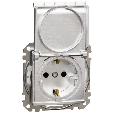 SCHNEIDER SDD270023 ÚJ SEDNA 2P+F dugalj csatlakozóaljzat biztonsági zsaluval, csapófedeles, csavaros bekötés, 16A, IP44, szálcsiszolt ezüst SCHNEIDER SDD270023 ÚJ SEDNA 2P+F dugalj csatlakozóaljzat biztonsági zsaluval, csapófedeles, csavaros bekötés, 16A, IP44, szálcsiszolt ezüst