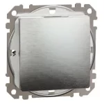   SCHNEIDER SDD270106 ÚJ SEDNA Váltókapcsoló, rugós bekötés, 10AX, IP44, szálcsiszolt ezüst