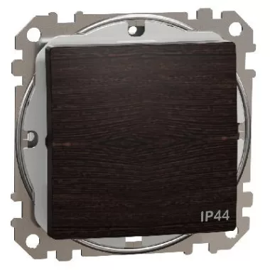 SCHNEIDER SDD281105 ÚJ SEDNA Csillárkapcsoló, rugós bekötés, 10AX, IP44, wenge