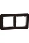 SCHNEIDER SDD381802 SEDNA ELEMENTS Kettes keret, univerzális, wenge SCHNEIDER SDD381802 SEDNA ELEMENTS Kettes keret, univerzális, wenge