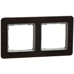   SCHNEIDER SDD381802 SEDNA ELEMENTS Kettes keret, univerzális, wenge