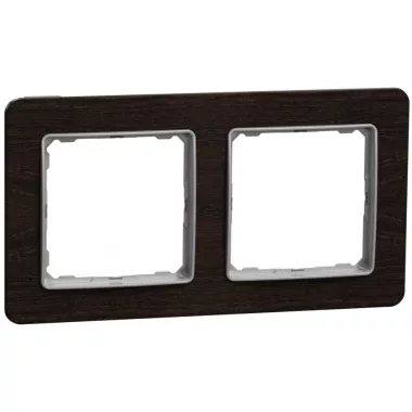 SCHNEIDER SDD381802 SEDNA ELEMENTS Kettes keret, univerzális, wenge