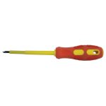   TRACON SDDK4100S Csavarhúzó, csillag-kombi, 1000V-ra sziget.,sárga-piros nyél AC 1000V, 4x100mm