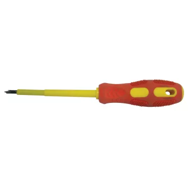 TRACON SDDK6150S Csavarhúzó, csillag-kombi, 1000V-ra sziget.,sárga-piros nyél AC 1000V, 6x150mm