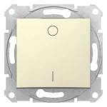   SCHNEIDER SDN0200147 SEDNA Bipolar switch, spring-loaded connection, 10AX, beige (102)