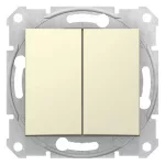   SCHNEIDER SDN0300147 SEDNA Chandelier Switch, spring mounting, 10AX, beige (105)