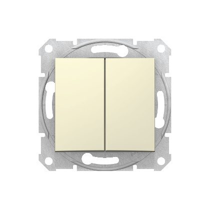   SCHNEIDER SDN0300147 SEDNA Chandelier Switch, spring mounting, 10AX, beige (105)