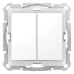   SCHNEIDER SDN0300421 SEDNA Csillárkapcsoló, rugós bekötés, 10AX, IP44, fehér