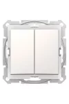 SCHNEIDER SDN0300423 SEDNA Csillárkapcsoló, rugós bekötés, 10AX, IP44, krém