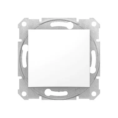 SCHNEIDER SDN0400121 SEDNA Toggle Switch, Spring Coupling, 10AX, White (106)