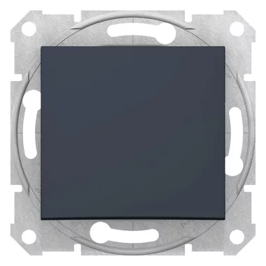 SCHNEIDER SDN0400170 SEDNA Toggle Switch, Spring Coupling, 10AX, Graphite (106)