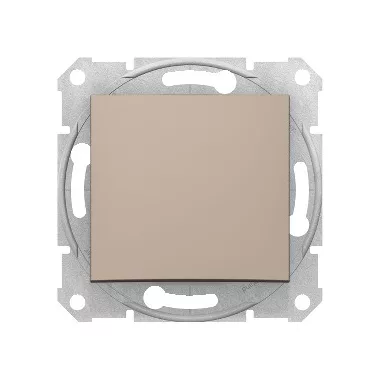 SCHNEIDER SDN0420168 SEDNA Váltóérintkezős nyomó, 10A, titánium SCHNEIDER SDN0420168 SEDNA Váltóérintkezős nyomó, 10A, titánium