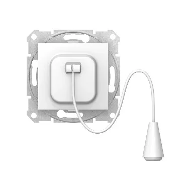 SCHNEIDER SDN1200121 SEDNA Egypólusú húzózsinóros nyomó, 10A, fehér