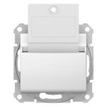   SCHNEIDER SDN1900121 SEDNA Kártyás kapcsoló, rugós bekötés, 250 V~ - 10AX, fehér