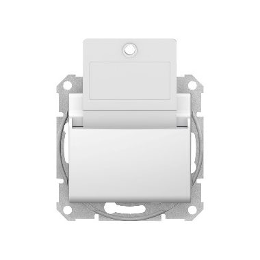 SCHNEIDER SDN1900121 SEDNA Kártyás kapcsoló, rugós bekötés, 250 V~ - 10AX, fehér