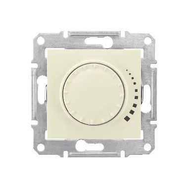 SCHNEIDER SDN2200747 SEDNA Fényerőszabályzó, rezisztív/kapacitív, 25-325VA, váltókapcsolásba köthető, bézs