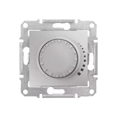 SCHNEIDER SDN2200760 SEDNA Fényerőszabályzó, rezisztív/kapacitív, 25-325VA, váltókapcsolásba köthető, alumínium