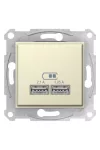 SCHNEIDER SDN2710247 SEDNA Dupla USB töltő, 2.1A, bézs SCHNEIDER SDN2710247 SEDNA Dupla USB töltő, 2.1A, bézs
