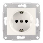   SCHNEIDER SDN3001823 SEDNA 2P+F dugalj csatlakozóaljzat, rugós bekötés, krém