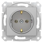   SCHNEIDER SDN3001860 SEDNA 2P+F dugalj csatlakozóaljzat, rugós bekötés, alumínium