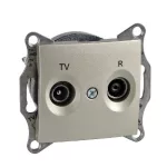   SCHNEIDER SDN3301668 SEDNA TV/R aljzat, végzáró, 1 dB, titánium
