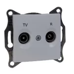   SCHNEIDER SDN3301821 SEDNA TV/R aljzat, átmenő, 4 dB, fehér