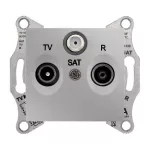   SCHNEIDER SDN3501260 SEDNA TV/R/SAT aljzat, átmenő, 8 dB, alumínium