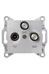 SCHNEIDER SDN3502160 SEDNA TV/SAT/SAT aljzat, végzáró, 1 dB, alumínium SCHNEIDER SDN3502160 SEDNA TV/SAT/SAT aljzat, végzáró, 1 dB, alumínium