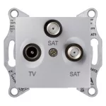   SCHNEIDER SDN3502160 SEDNA TV/SAT/SAT aljzat, végzáró, 1 dB, alumínium