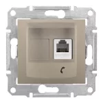 SCHNEIDER SDN4101168 SEDNA 1xRJ11 aljzat, titánium
