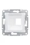 SCHNEIDER SDN4300621 SEDNA 1xRJ45 adapter, AMP, MOLEX, KELINE betétekhez, fehér SCHNEIDER SDN4300621 SEDNA 1xRJ45 adapter, AMP, MOLEX, KELINE betétekhez, fehér