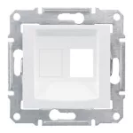  SCHNEIDER SDN4300621 SEDNA 1xRJ45 adapter, AMP, MOLEX, KELINE betétekhez, fehér