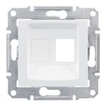   SCHNEIDER SDN4300621 SEDNA 1xRJ45 adapter for AMP, MOLEX, KELINE inserts, white