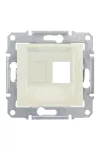 SCHNEIDER SDN4300647 SEDNA 1xRJ45 adapter, AMP, MOLEX, KELINE betétekhez, bézs SCHNEIDER SDN4300647 SEDNA 1xRJ45 adapter, AMP, MOLEX, KELINE betétekhez, bézs
