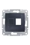 SCHNEIDER SDN4300670 SEDNA 1xRJ45 adapter, AMP, MOLEX, KELINE betétekhez, grafit SCHNEIDER SDN4300670 SEDNA 1xRJ45 adapter, AMP, MOLEX, KELINE betétekhez, grafit
