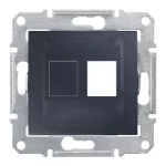   SCHNEIDER SDN4300670 SEDNA 1xRJ45 adapter for AMP, MOLEX, KELINE inserts, graphite