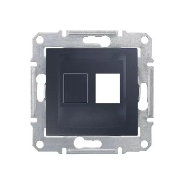 SCHNEIDER SDN4300670 SEDNA 1xRJ45 adapter, AMP, MOLEX, KELINE betétekhez, grafit SCHNEIDER SDN4300670 SEDNA 1xRJ45 adapter, AMP, MOLEX, KELINE betétekhez, grafit